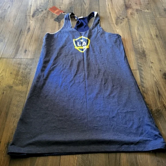 Mitchell and Ness Los Angeles Galaxy Women Dress X Large Blue NWT 042024 - Picture 1 of 7